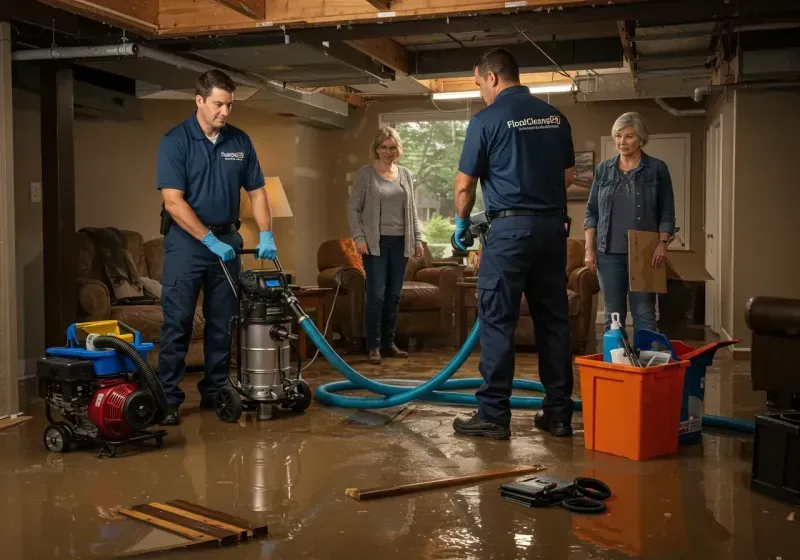 Basement Water Extraction and Removal Techniques process in Fruitport, MI